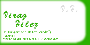 virag hilcz business card